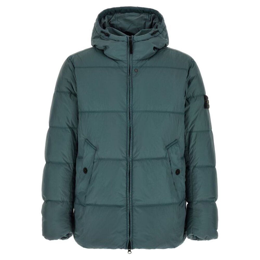 Stone Island Bicolor Polyamide Full-Length Men's Jacket